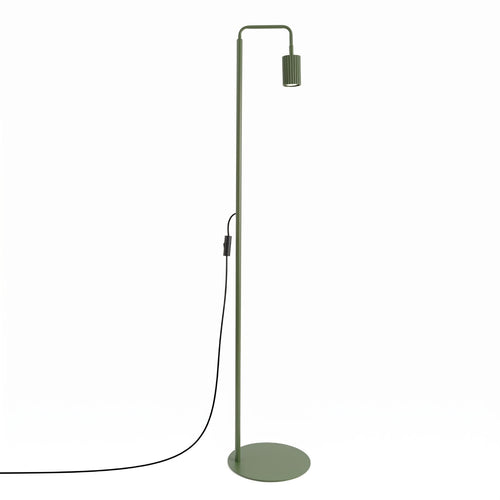 Sollux Lighting Vloerlamp KARBON 1 olijfgroen - 30x30x160cm