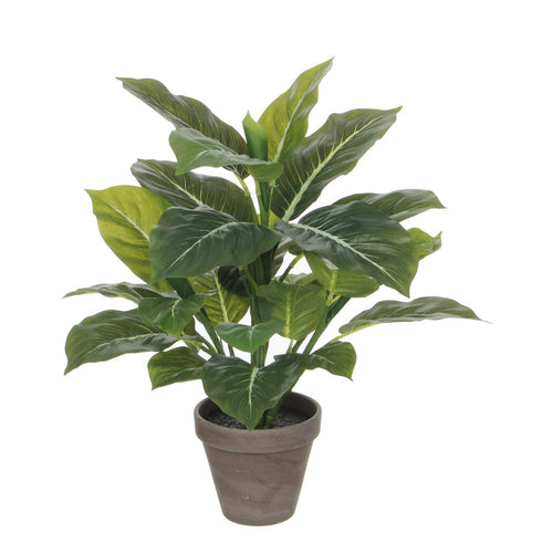 Mica Decorations Evergreen Kunstplant in Bloempot Stan - H49 x Ø40 cm - Groen