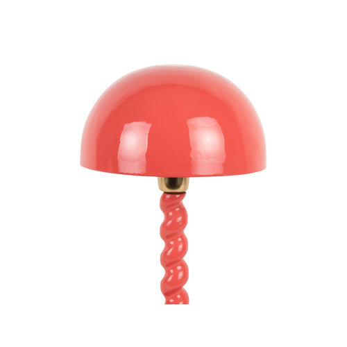 Leitmotiv tafellamp Prisa - rood - 25x25x39cm - Paddenstoellamp