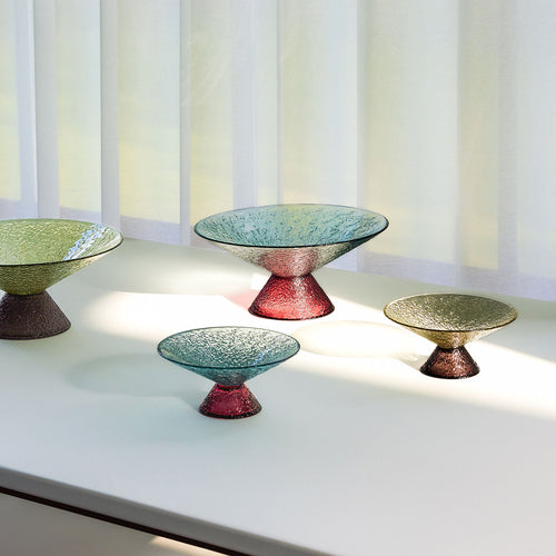 Hübsch glazen kom Bonbon - glas - ø15xh7cm - vtwonen shop