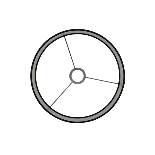 Light & Living lampenkap Velours - zwart - Ø50cm - vtwonen shop