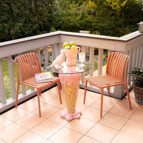 Kare Design Bartafel ijs roze Ø48cm - vtwonen shop