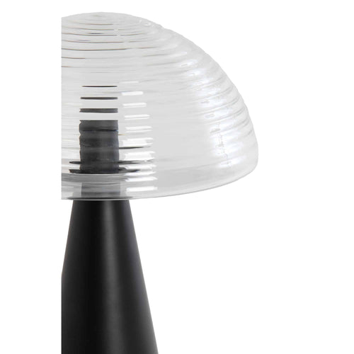 Light & Living tafellamp Mueda - zwart - Ø30cm - vtwonen shop