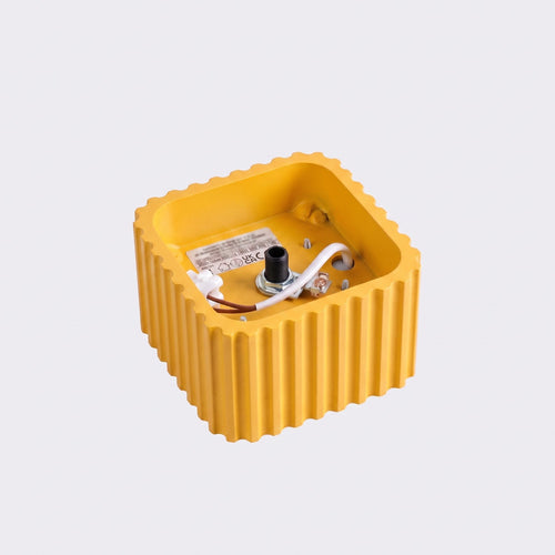 Sollux Lighting Plafondlamp RIFF 1 geel Gx53 - 10x10x6cm