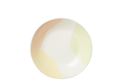 J-Line bord Diep Punt - porselein - mix - 4 stuks - vtwonen shop