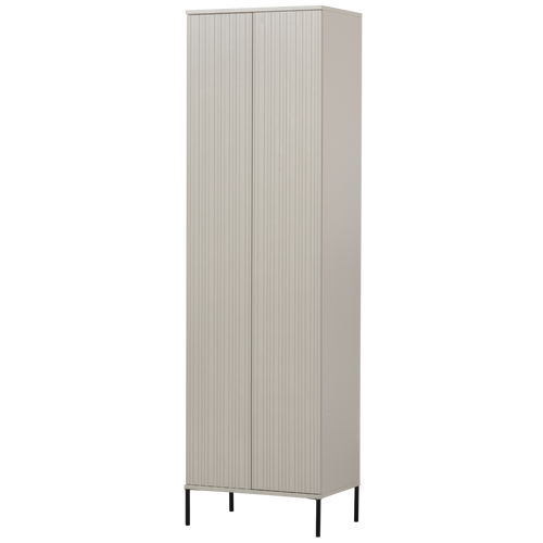 WOOOD hoge kast New Gravure - Grenen - Dust - 210x60x42 - vtwonen shop