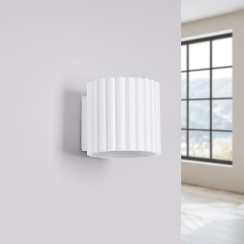 Sollux Lighting Wandlamp AURA wit G9 - 10x12x10cm