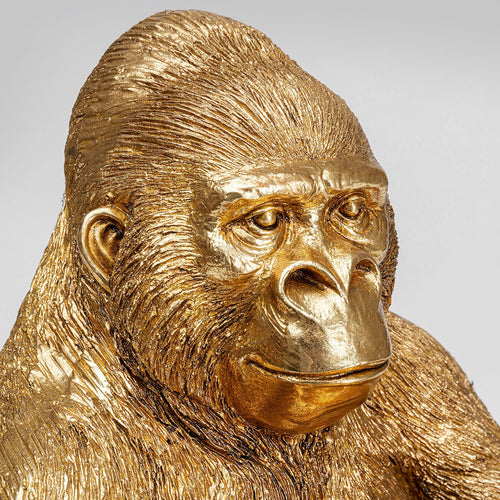 Kare Design Woonaccessoires gouden gorilla snede - vtwonen shop