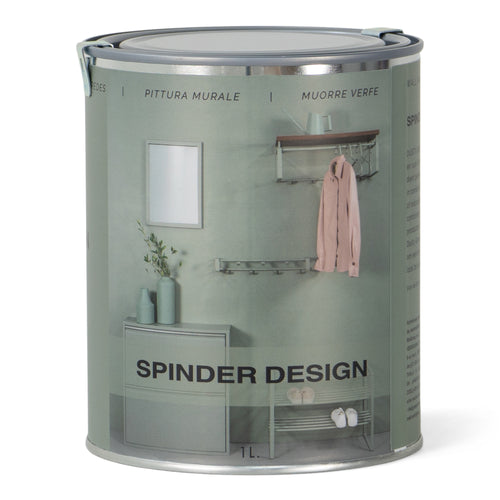 Spinder Design matte muurverf Wall Paint - Dusty Green - vtwonen shop