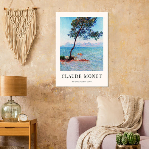 Artfulprints  Claude Monet - The Esterel Mountains   poster 50x70 cm - vtwonen shop