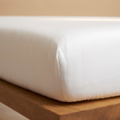 Coco & Cici - Tencel Sateen Hoeslaken 180 x 220 cm - 2 Persoons Beddengoed - Lyocell - Elastiek Rondom - Wit - Extra Zacht - vtwonen shop