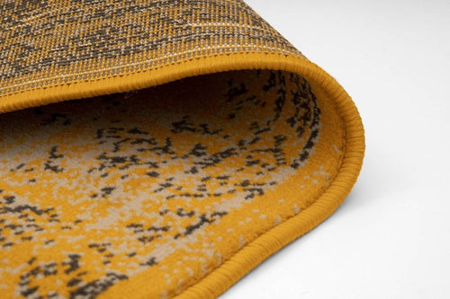 Vintage Vloerkleed Bloom - Okergeel - EVA Interior