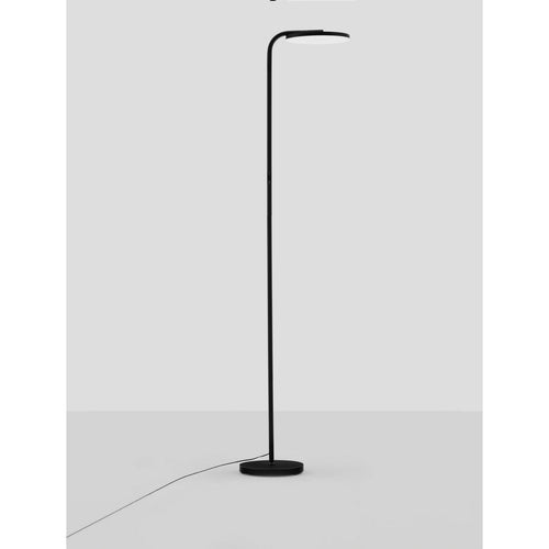 Nova Luce SINKRO Geïntegreerde LED-vloerlamp in zandzwart, met aanraakbediening en dimfunctie, 30W, 2224lm, 3000K