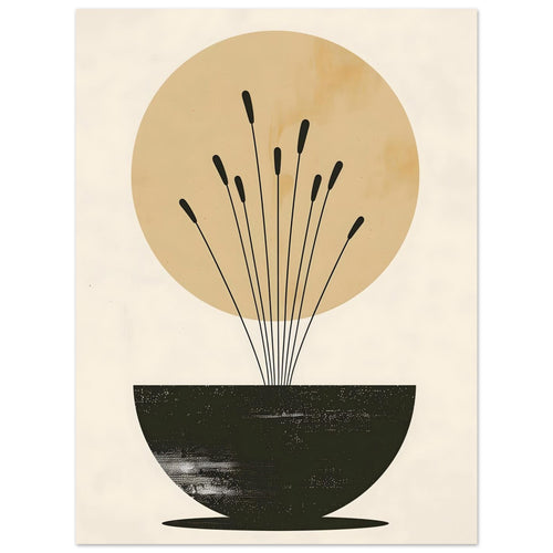 Artfulprints  Boho – Sun bowl   poster 30x40 cm - vtwonen shop