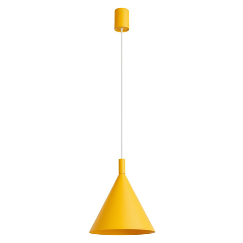 Sollux Lighting Hanglamp NOX 25 geel - 24,5x24,5x140cm