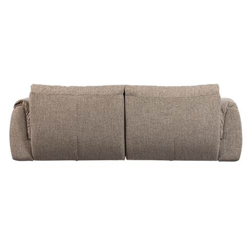 WOOOD 2-zits bank Baggy - Geweven Stof - Bruin Melange - 81x228x102 - vtwonen shop