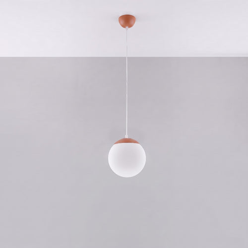Sollux Lighting Hanglamp UGO 20 rode oker - 20x20x110cm
