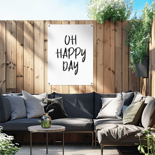 Reinders tuinposter Fijne dag - 80x60cm