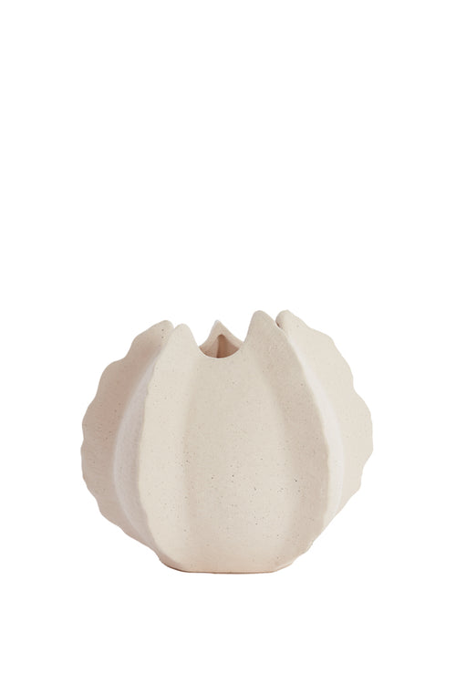 Light & Living vaas KELAPA - 26.5x26x23cm - wit - vtwonen shop