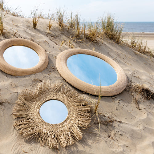 Light & Living spiegel PIEDRE - 109.5x4.5x109.5cm - bruin