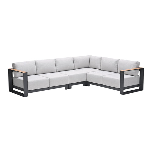 Garden Impressions Loungebank Malakka 4-delig - taupe