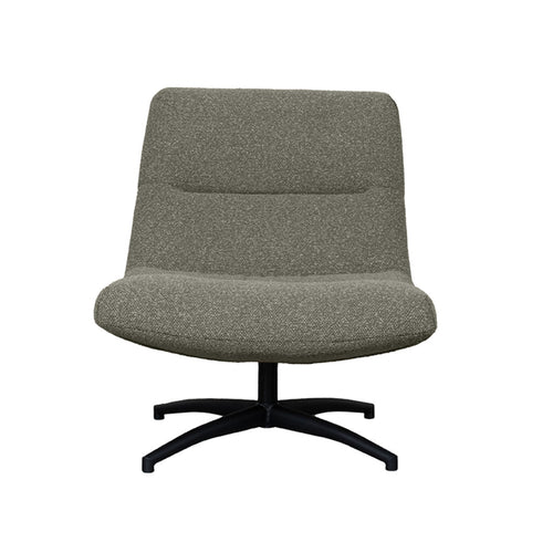LABEL51 Fauteuil Calix - Grijs Bouclé - Draaibaar - vtwonen shop