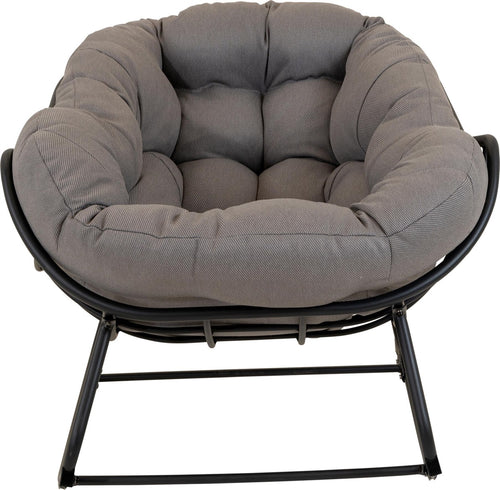 Lesli Living bistrostoel Cozy - grijs - 97x117x82cm