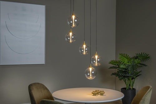 Lucide hanglamp GISELA - Geïntegreerde LED - Transparant - vtwonen shop