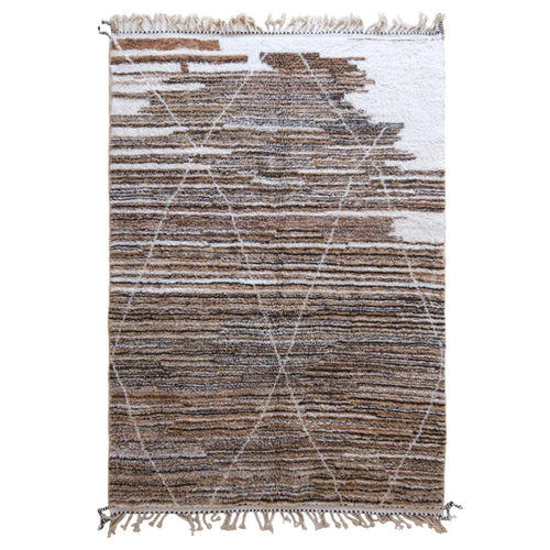 AFK Living vloerkleed Berber - handgemaakt - Wol - 306 x 202 cm