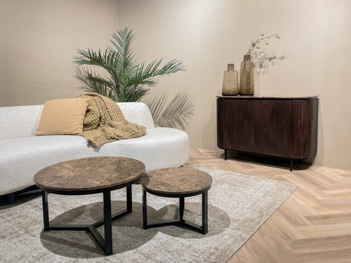 Livingfurn salontafel Emperador - 60cm - marmer