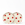 vtwonen -  Lunchbord - Stippen - Geel - Set van 2 - Keramiek - 20cm