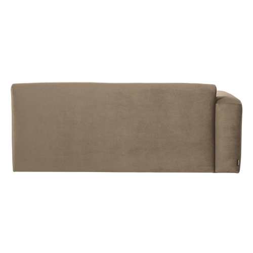 WOOOD 2-zits bank arm links Mojo Base - Velvet - Khaki - 74x185x97