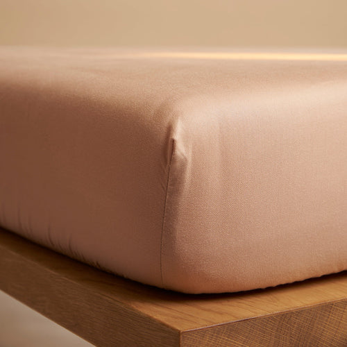 Coco & Cici - Kids - Hoeslaken TENCEL Twill Peach - 90x200x30