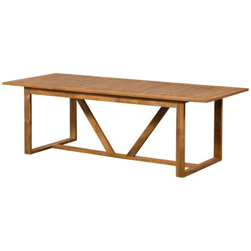 WOOOD tuintafel Beaver - Teak - Naturel - 75x240x90