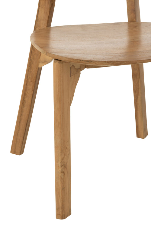 J-Line stoel Pinda - teak hout - naturel