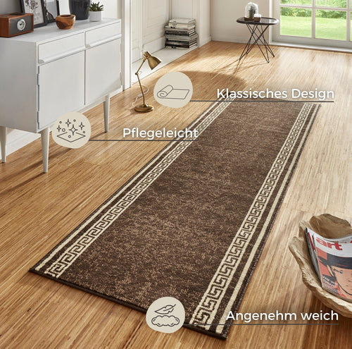 Designer Velours Runner Casa 80x400 cm