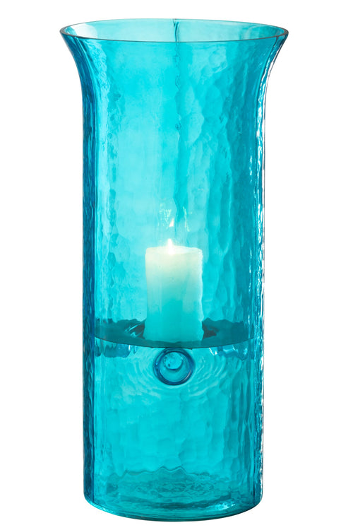 J-Line vaas Tarifa Etroit - glas - azuur - extra large