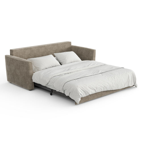 Sia Home - Slaapbank LUXO - zacht aanvoelende geweven stof mol 180cm