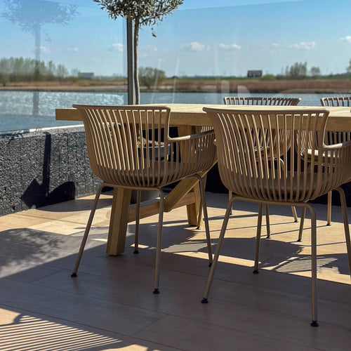 Kick tuinstoel Otis - Beige - vtwonen shop