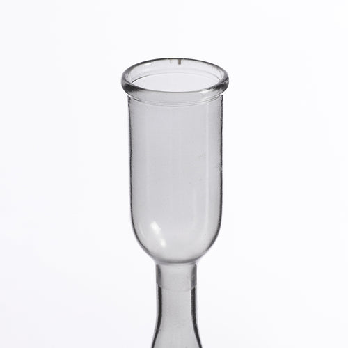 Mica Decorations Trent Kandelaar - H33 x Ø9 cm - Glas - Donkergrijs