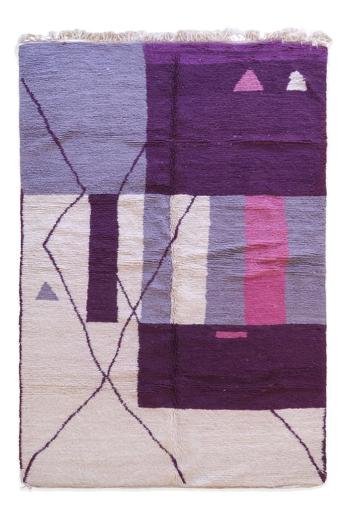 AFK Living vloerkleed Berber - handgemaakt - Wol - 160 x 230 cm