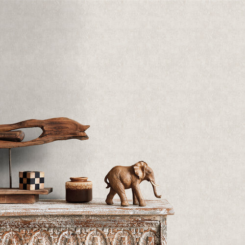 Sanders & Sanders behang linnenstructuur lichtbeige - 53 cm x 10 m - 640264 - vtwonen shop