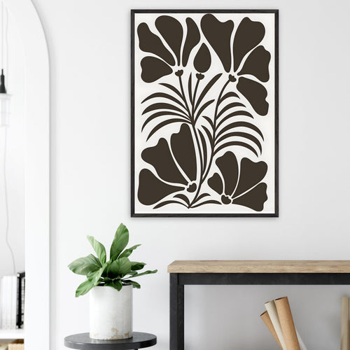 Artfulprints Poster Matisse – Botanical shapes   - A4 21x29.7 cm - Bruin