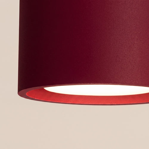 Sollux Lighting Plafondlamp MODO 3 bordeaux Gx53 - 32,4x10,4x8,2cm