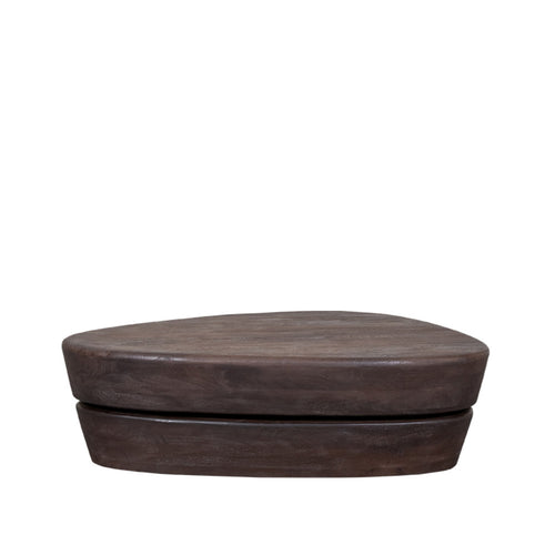 LABEL51 Salontafel Javi - Donkerbruin Mangohout - 110x80x32cm
