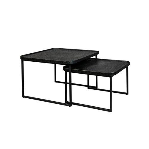 Dutchbone Winston Salontafel Zwart (Set van 2) - vtwonen shop