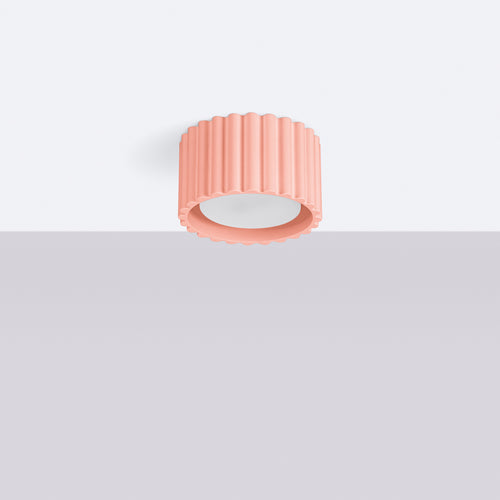 Sollux Lighting Plafondlamp AURA 1 perzik Gx53 - 10x10x10cm