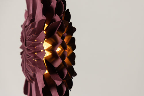 Rebellenclub Hanglamp Selu - Donkerrood - vtwonen shop