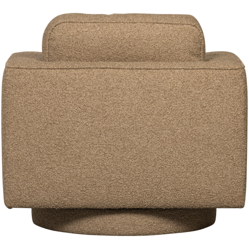 vtwonen draaifauteuil Lazy - Bouclé - Bruin