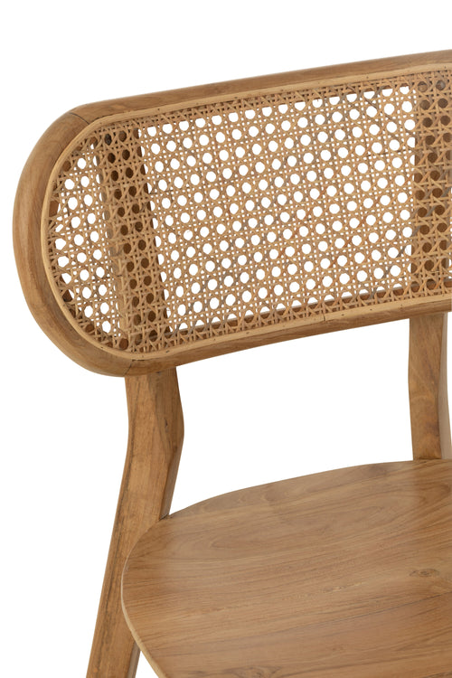J-Line stoel Pinda - teak hout - naturel
